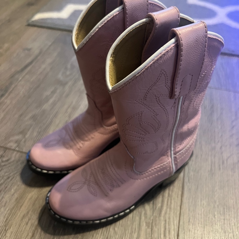 Real toddler girl cowboy boots